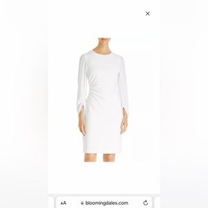 Kobi Halperin
Drew Ruched Silk-Sleeve Sheath Dress, never worn, size 12